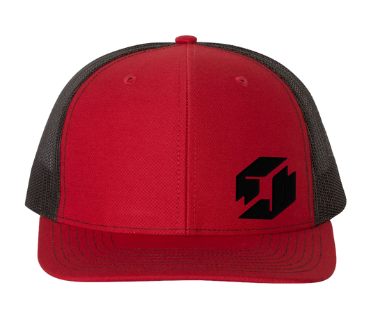 The Logo Trucker Hat (Red/Black)