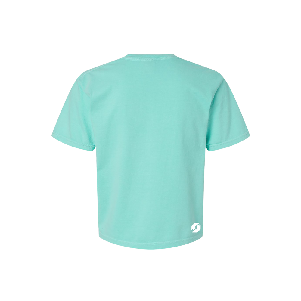 Planstin Women's Boxy Tee (Chalky Mint)