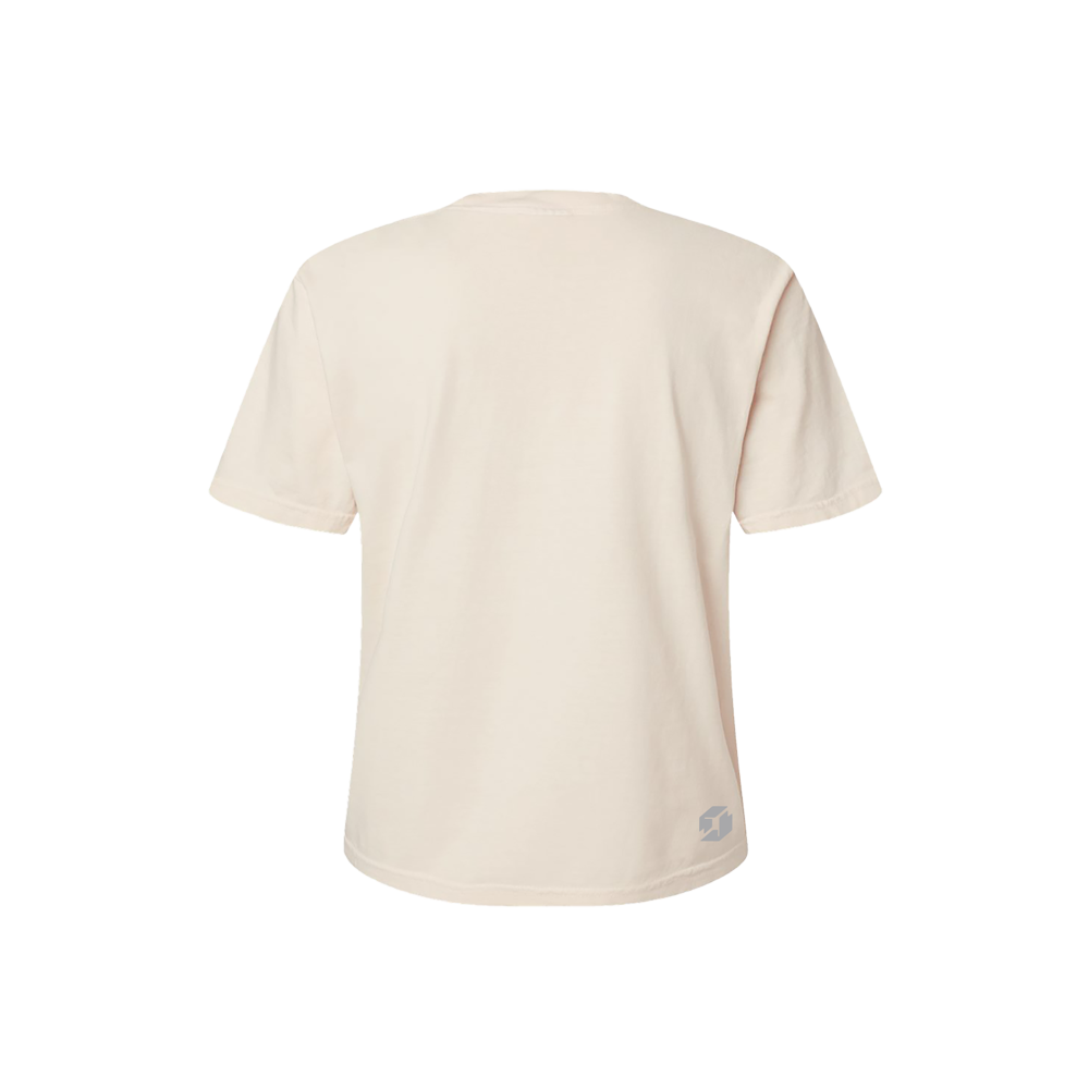 Planstin Women's Boxy Tee (Ivory)