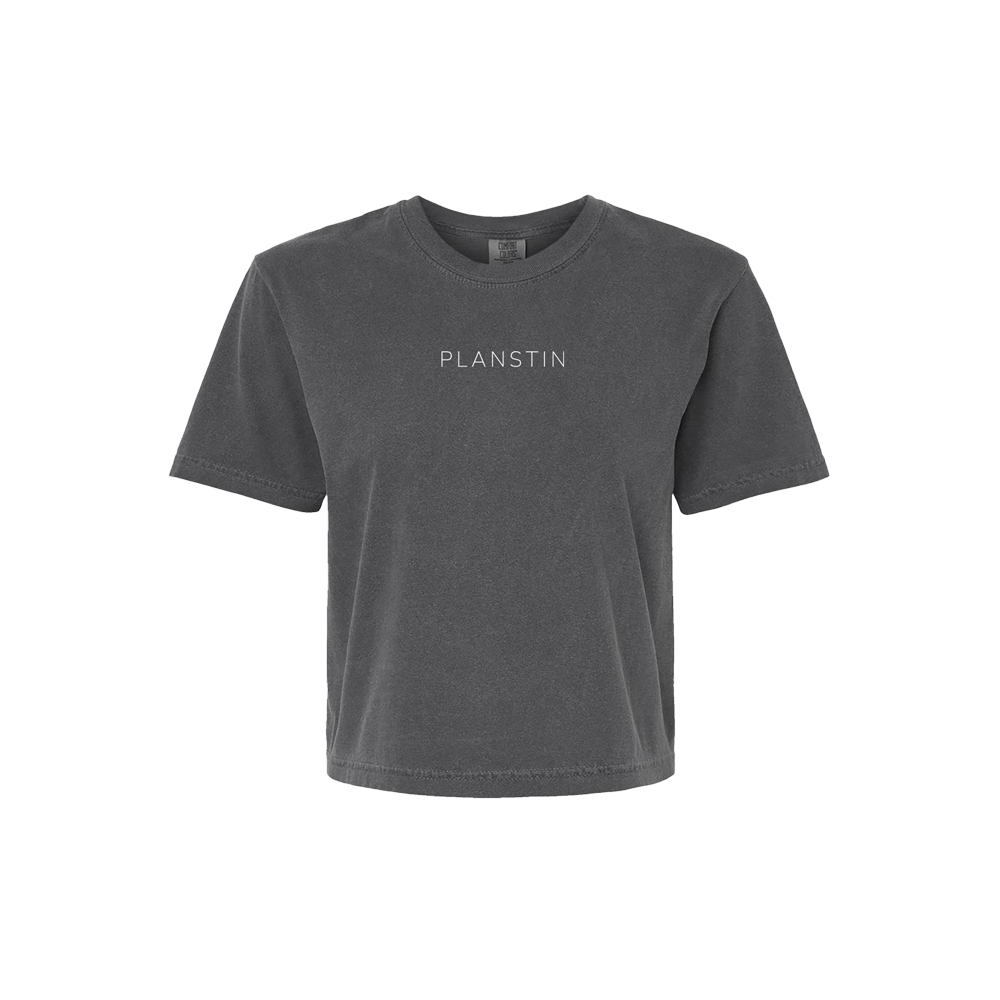 Planstin Women's Boxy Tee (Pepper)