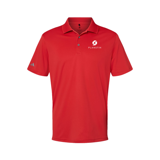Planstin x Adidas Men's Performance Polo (Red)