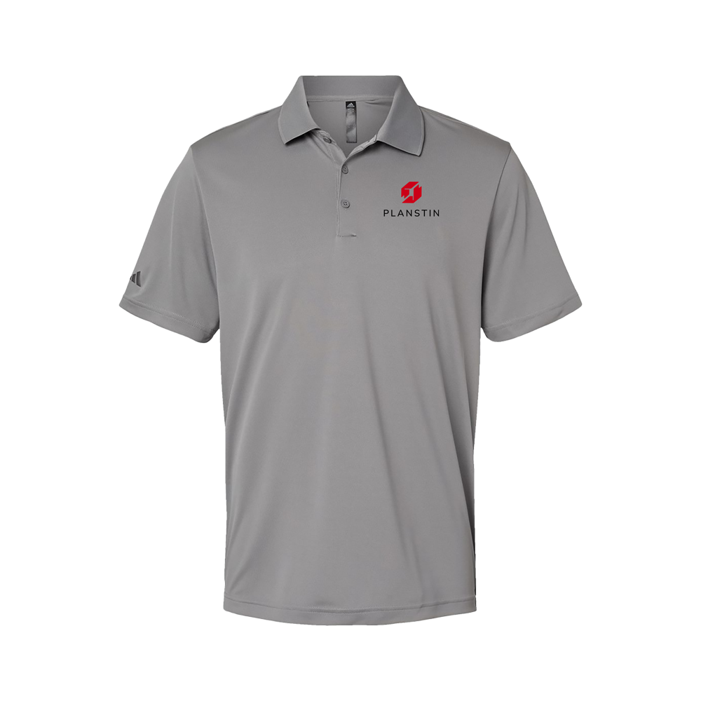 Planstin x Adidas Men's Performance Polo (Gray)
