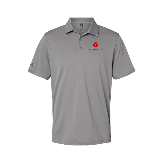 Planstin x Adidas Men's Performance Polo (Gray)