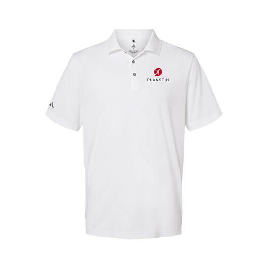Planstin x Adidas Men's Performance Polo (White)