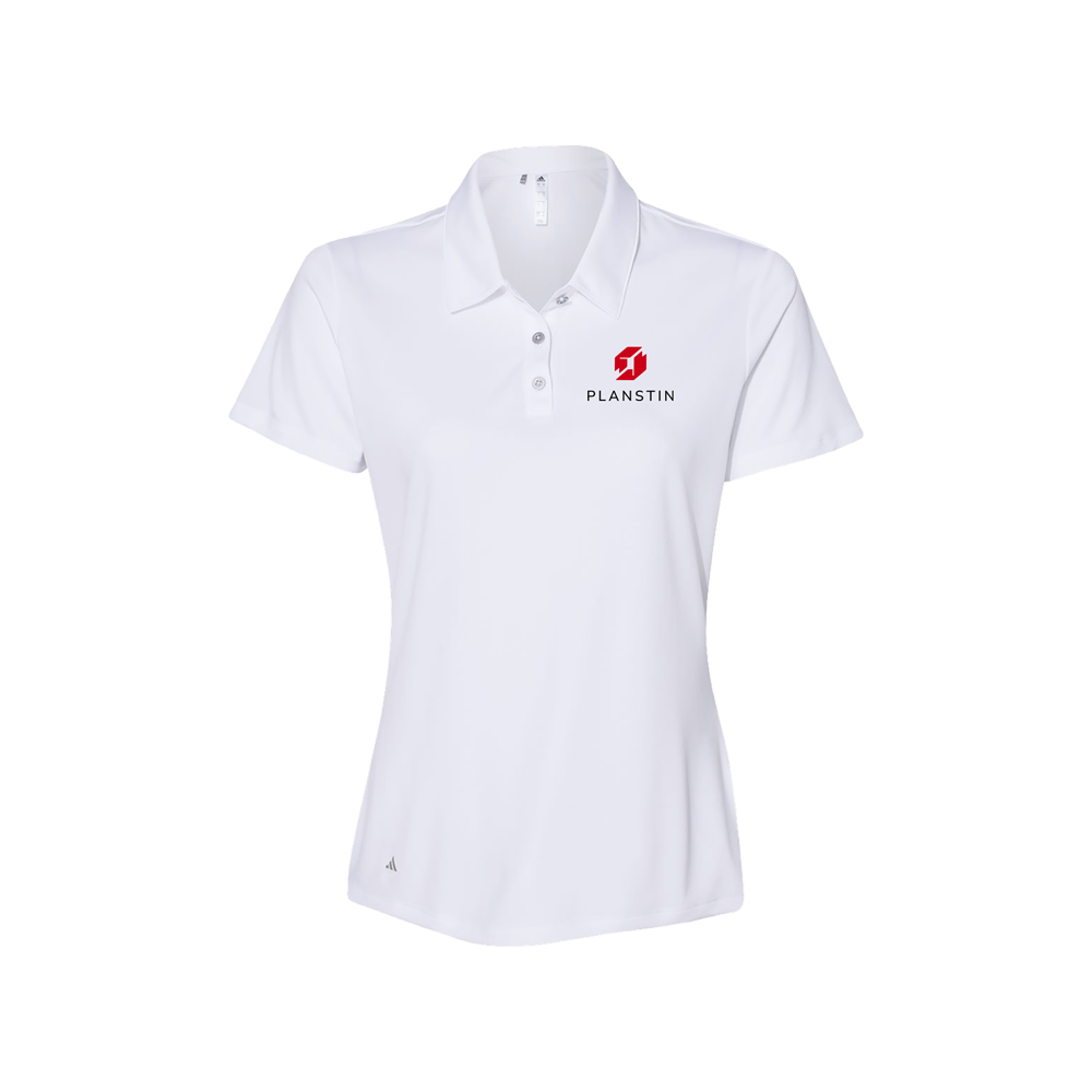 Planstin x Adidas Women's Performance Polo (White)