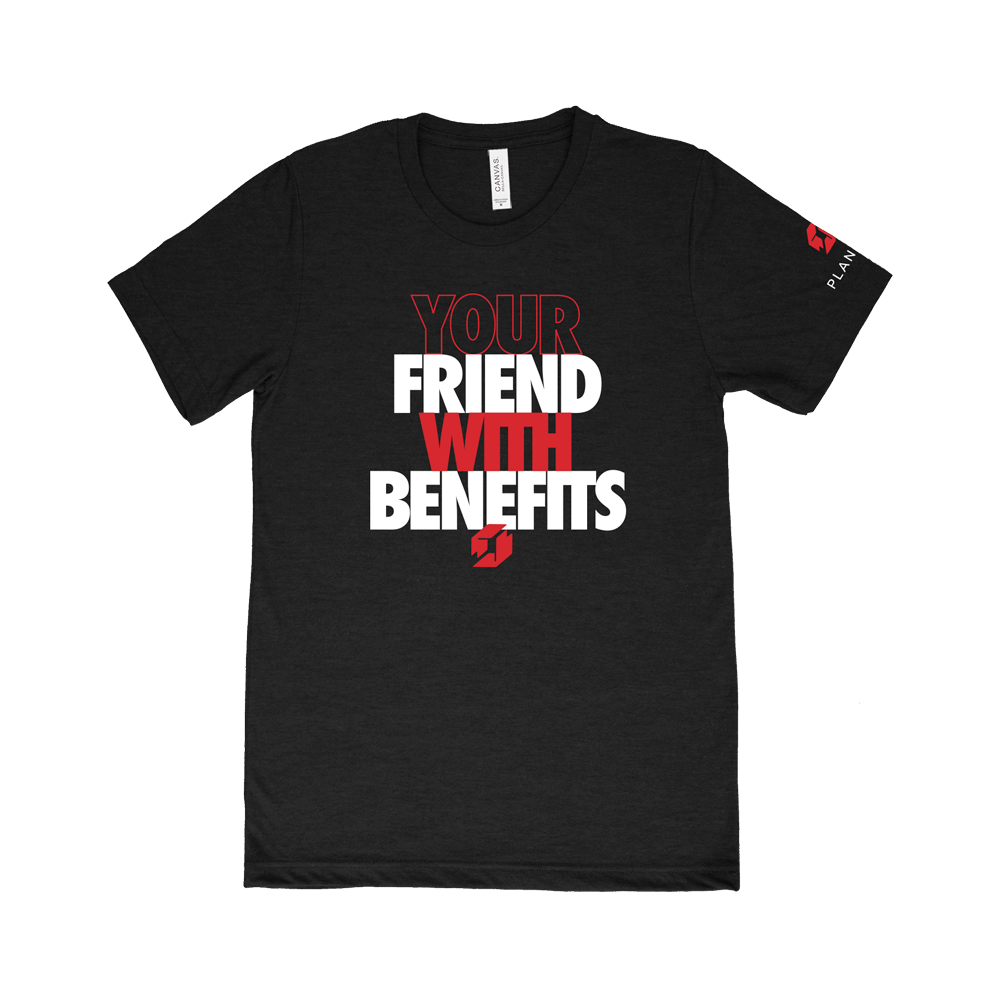 Friends with Benefits Shirt 2.0 - Black (Unisex)
