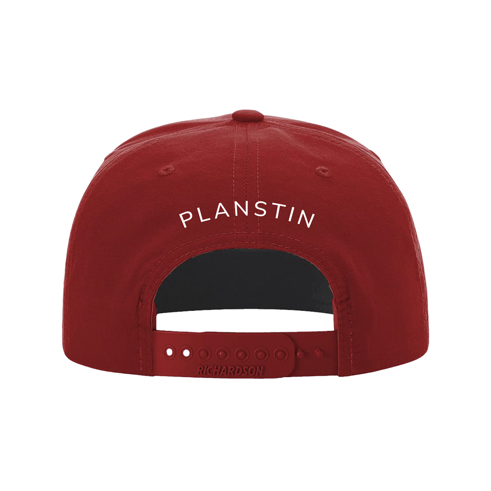 Planstin Umpqua Snapback Hat (Red and White)