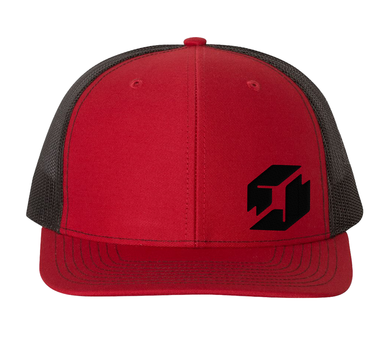 The Logo Trucker Hat (Red/Black)