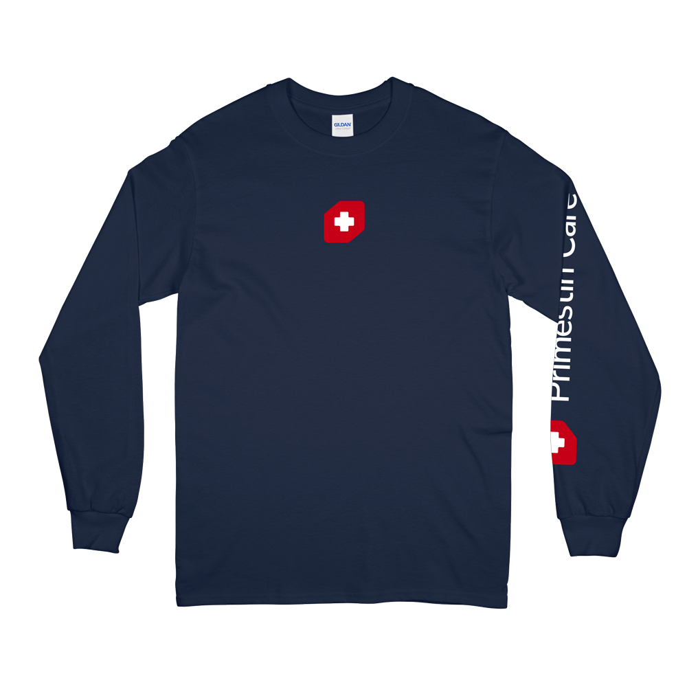 Primestin On The Sleeve Long Sleeve T-Shirt (Navy)