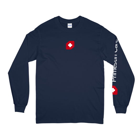 Primestin On The Sleeve Long Sleeve T-Shirt (Navy)
