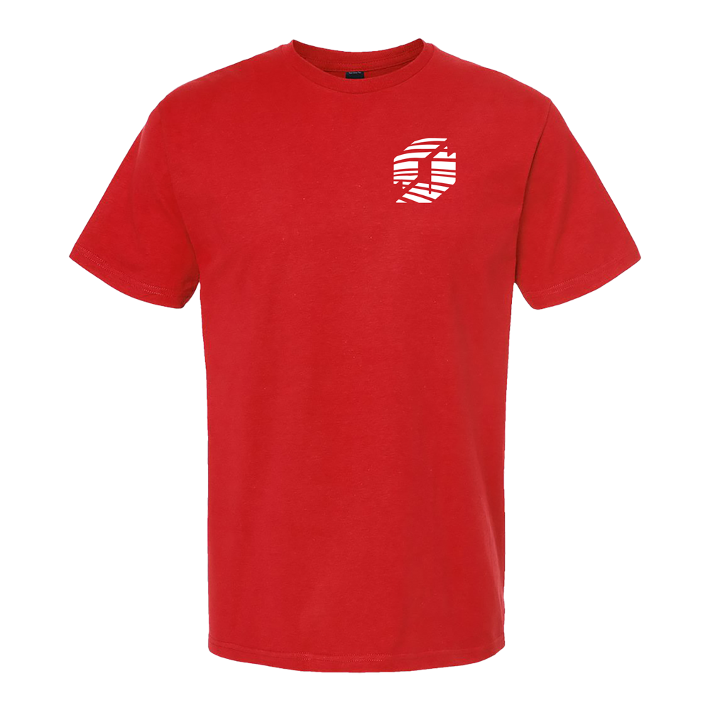 Planstin Rock Wave Short Sleeve T-Shirt (Red)