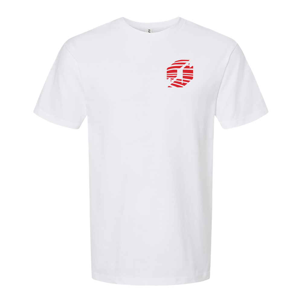 Planstin Rock Wave Short Sleeve T-Shirt (White)