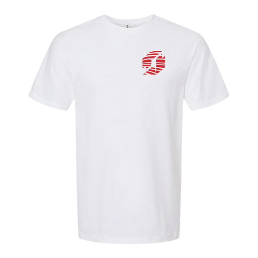 Planstin Rock Wave Short Sleeve T-Shirt (White)