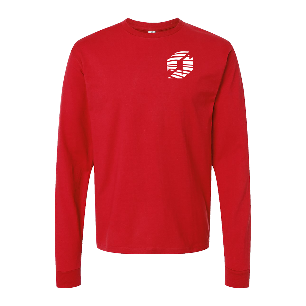 Planstin Rock Wave Long Sleeve T-Shirt (Red)