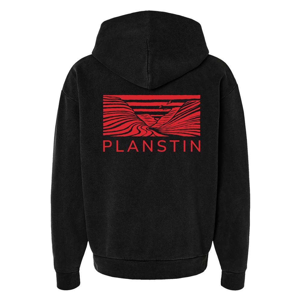 Planstin Rock Wave Hoodie (Black)