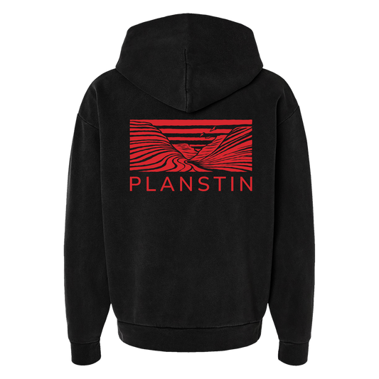 Planstin Rock Wave Hoodie (Black)