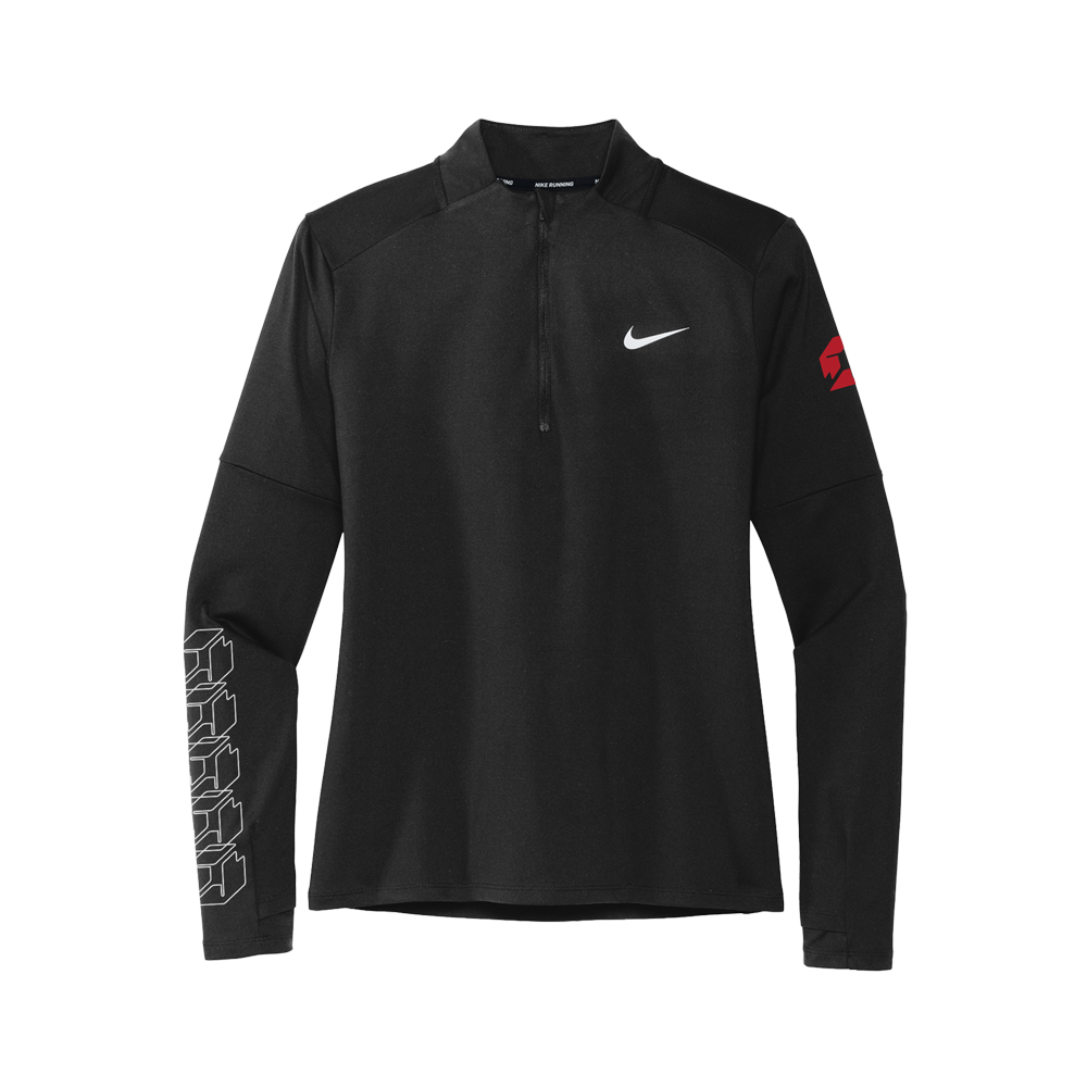 Planstin x Nike DRI-FIT Women's 1/2 Zip Long Sleeve (Black)