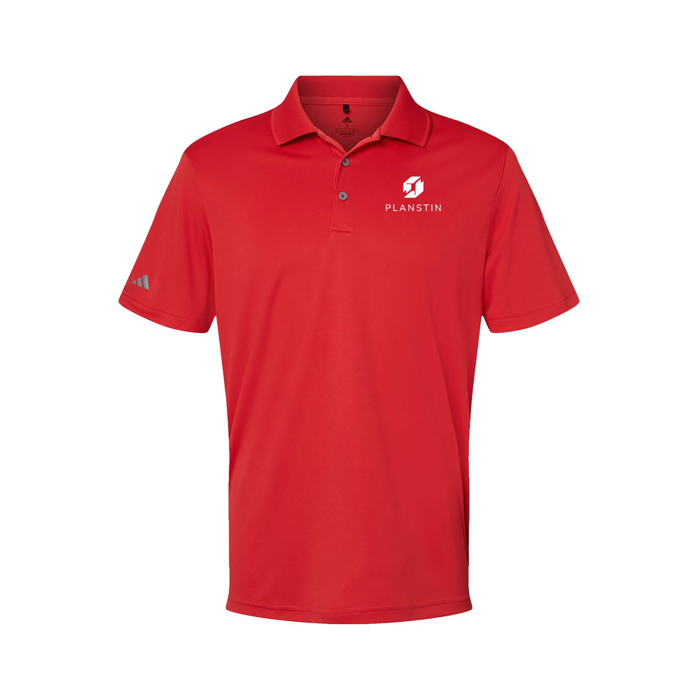 Planstin x Adidas Men's Performance Polo (Red)