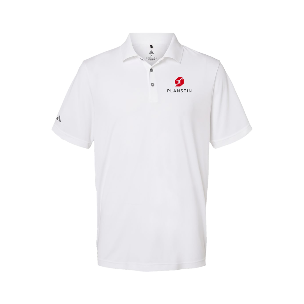 Planstin x Adidas Men's Performance Polo (White)